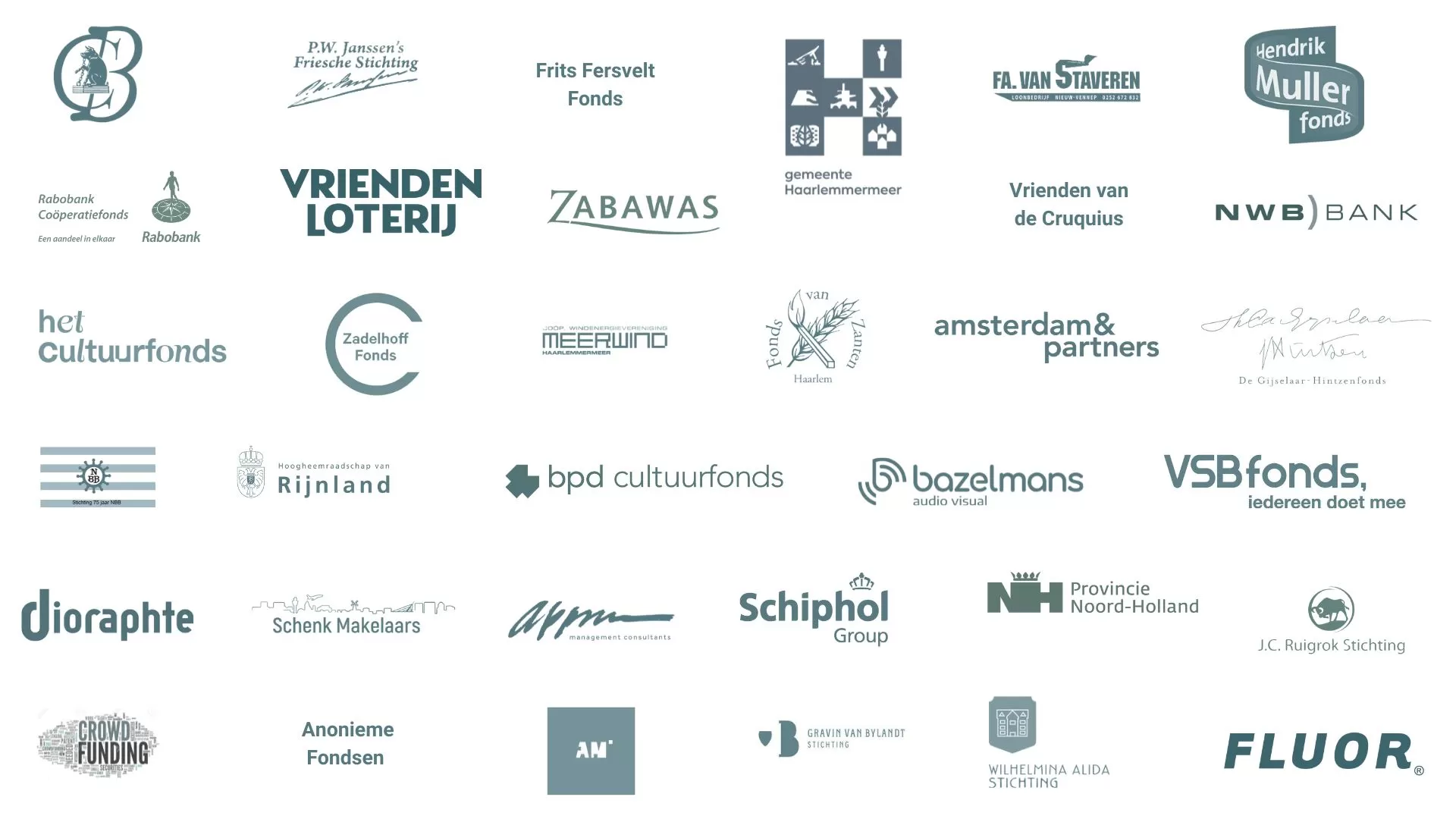 logo's van alle sponsoren