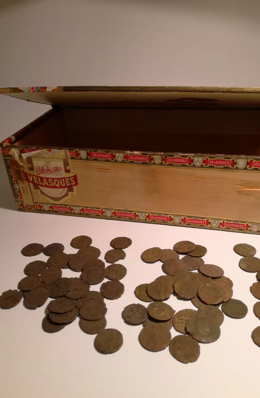 Grootste vondst Romeinse munten - Museum van Oudheden